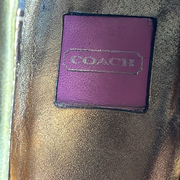 COACH Carlyn Suede Multicolor Pointed Flats - Sz 7B - Picture 8 of 10